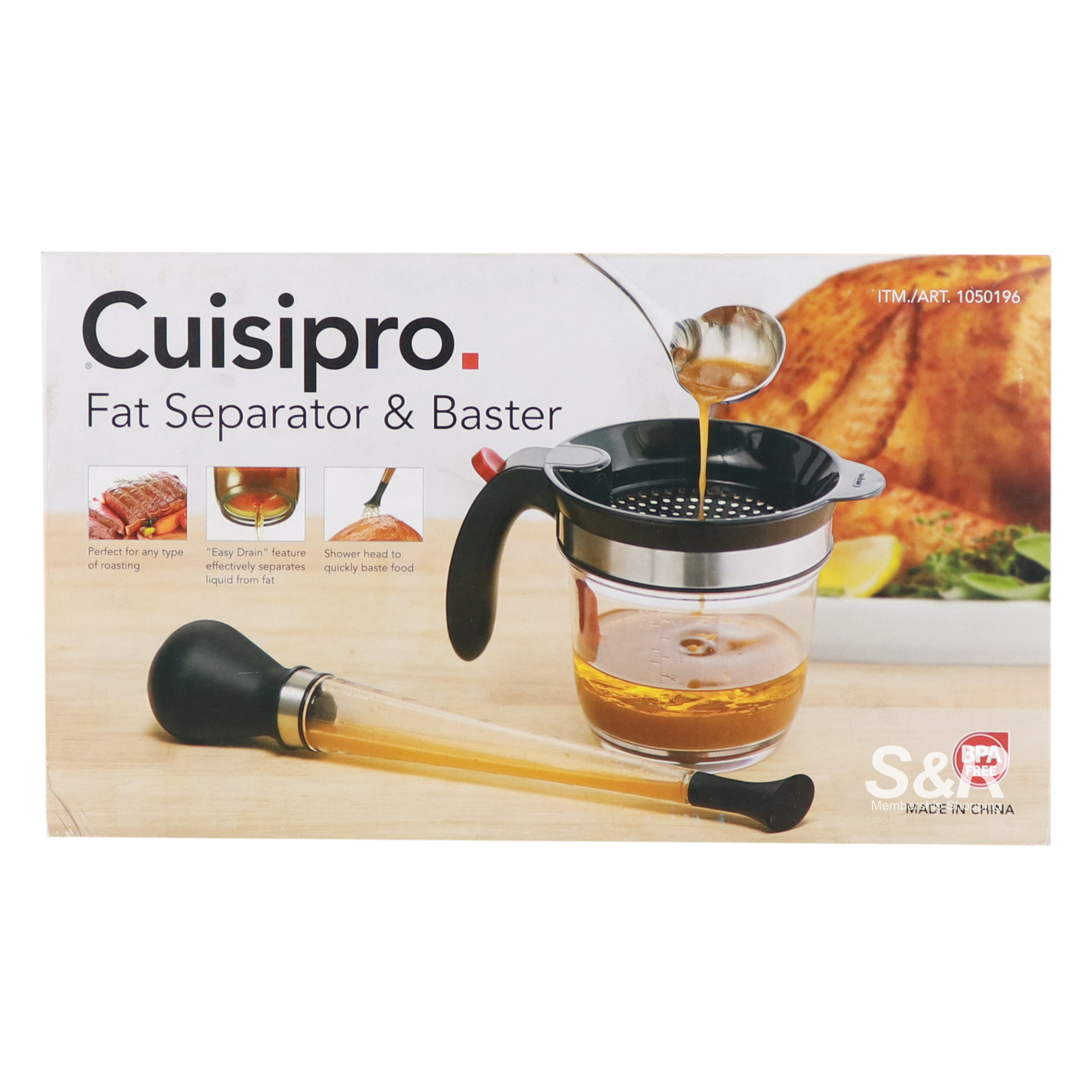 Cuisipro Fat Separator and Baster 1pc Cuisipro Fat Separator and Baster 1pc